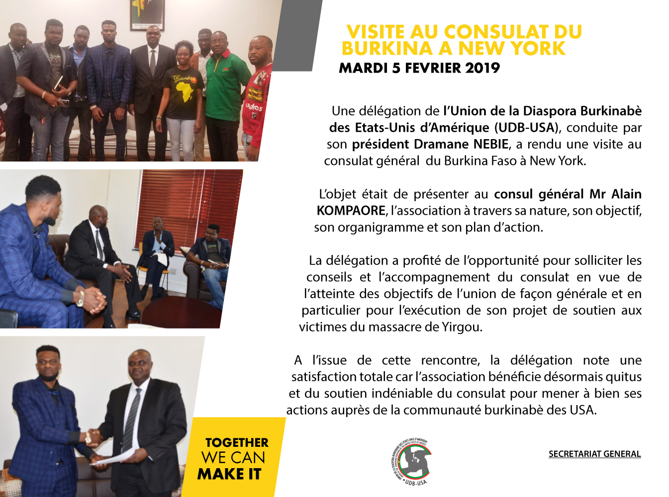 You are currently viewing VISITE DU CONSULAT GENERAL DU BURKINA FASO  A NEW YORK